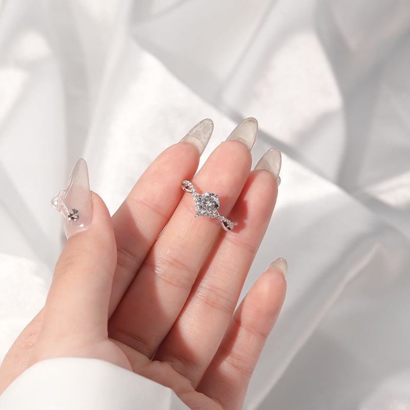 925 Sterling Silver Moissanite Ring – Affordable Luxury Style

Elegant & Modern