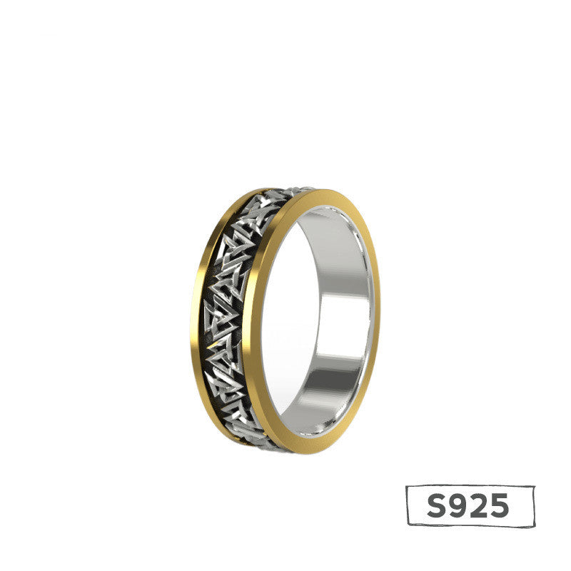 Viking Knot Ring – Solid 925 Sterling Silver | Nordic Symbol of Strength & Brotherhood