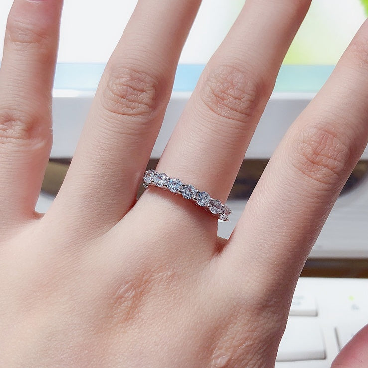 Minimalist Silver Ring – 925 Sterling Stackable Everyday Jewellery