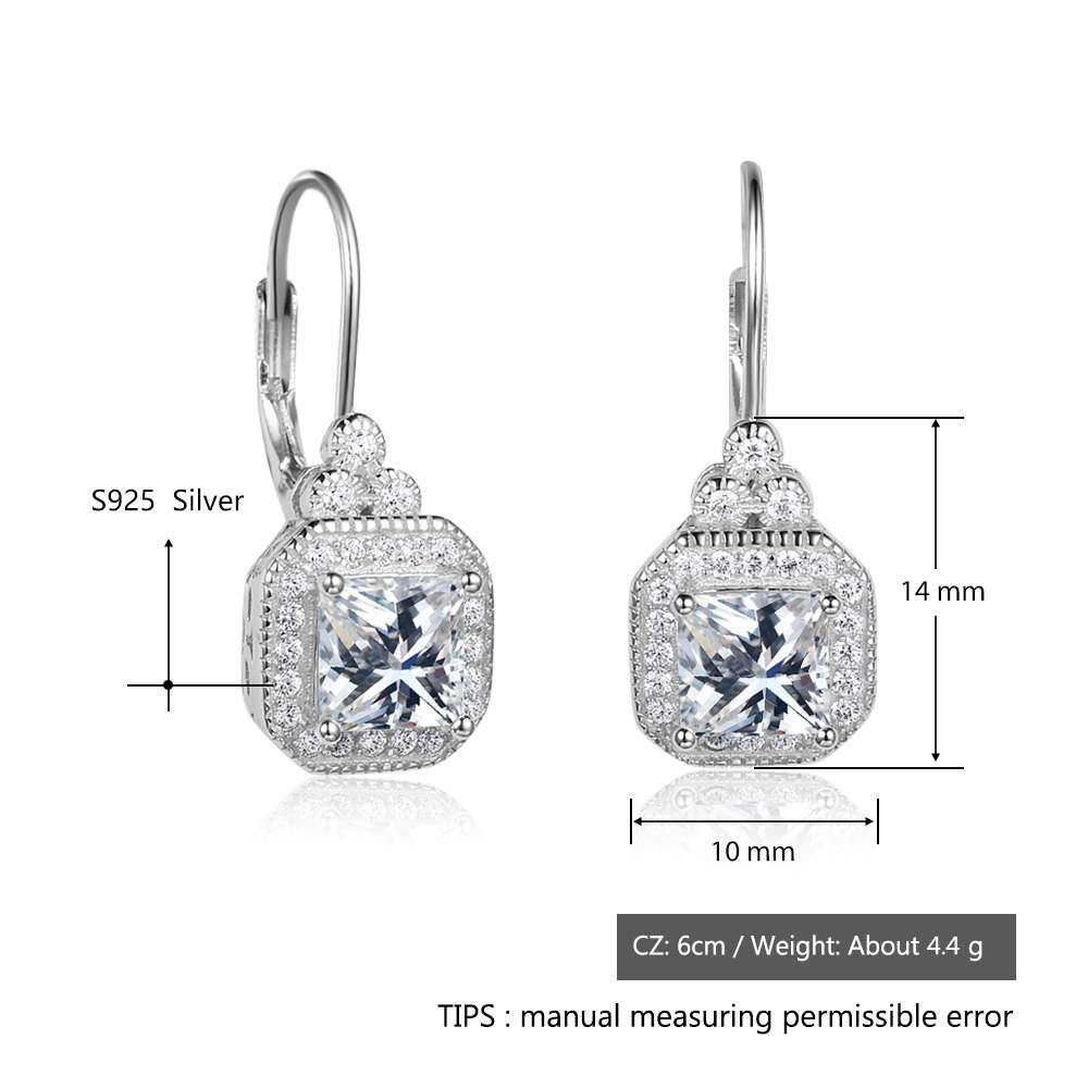 Minimalist Sparkle Stud Earrings – 925 Sterling Silver Everyday Jewellery