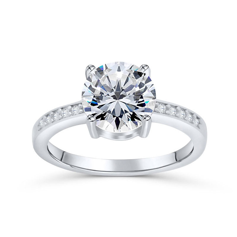 Sterling Silver 925 Wedding Ring – Classic Engagement Ring Design