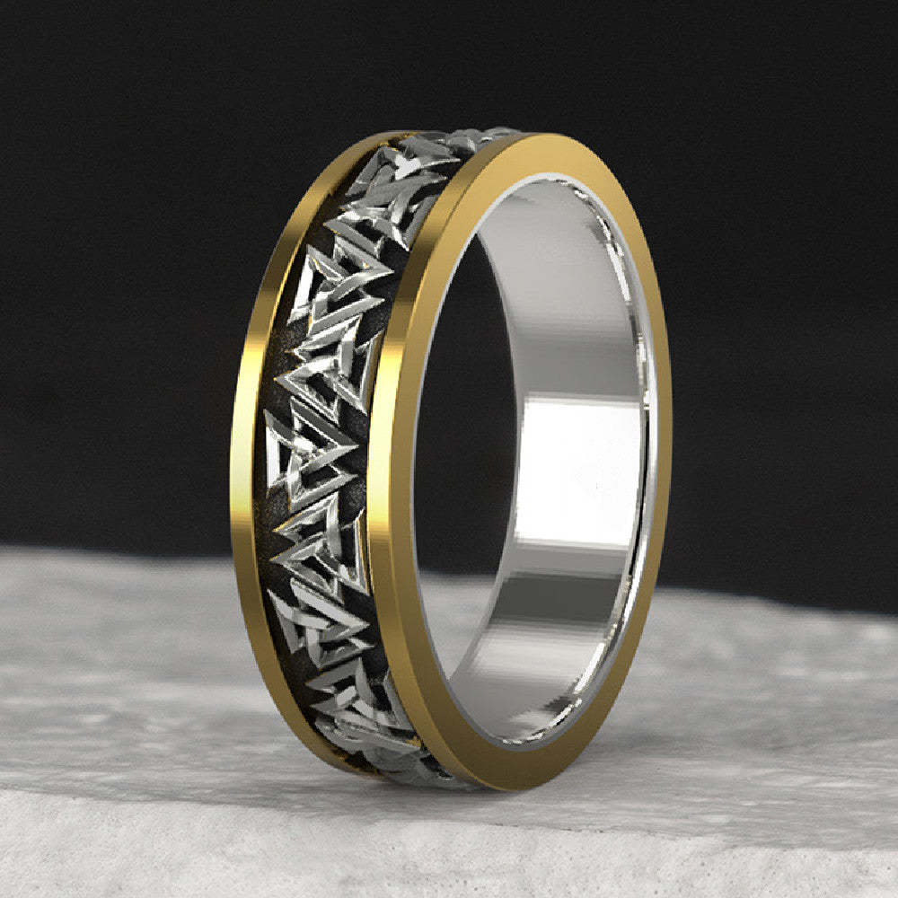 Viking Knot Ring – Solid 925 Sterling Silver | Nordic Symbol of Strength & Brotherhood