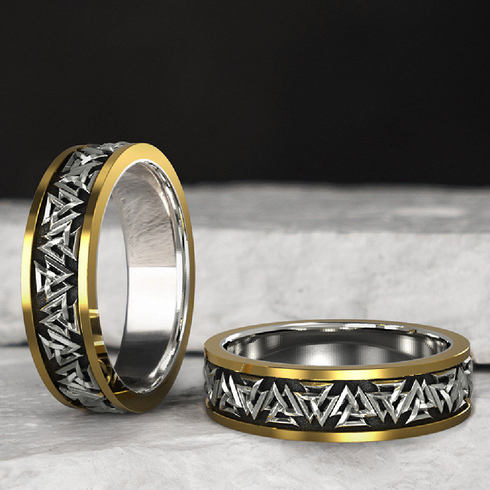Viking Knot Ring – Solid 925 Sterling Silver | Nordic Symbol of Strength & Brotherhood